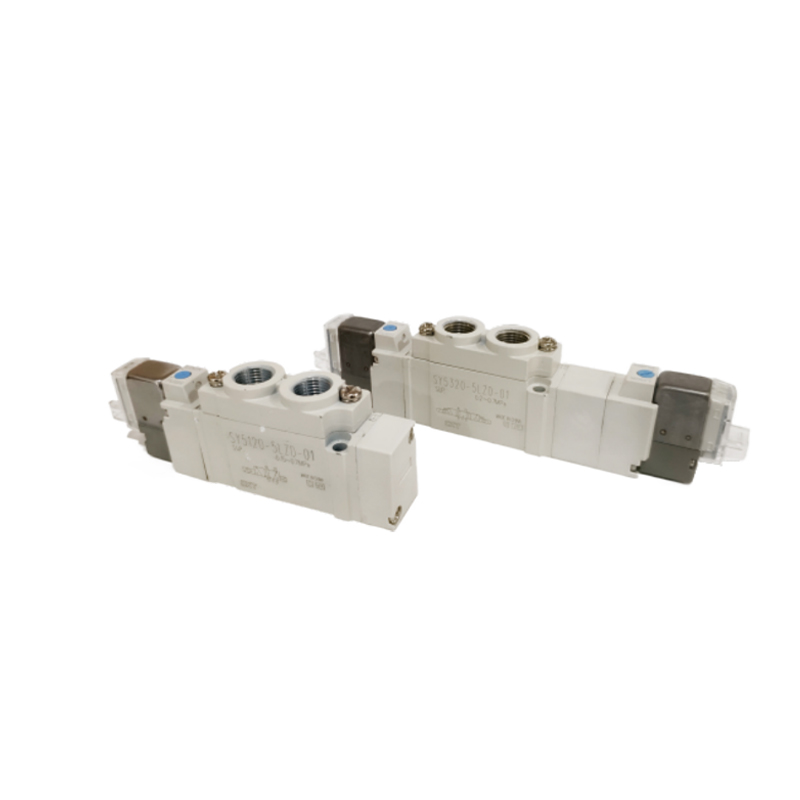 SY Series 5 Way Solenoid Valve Jenis Paip Terus/Jenis Tunggal