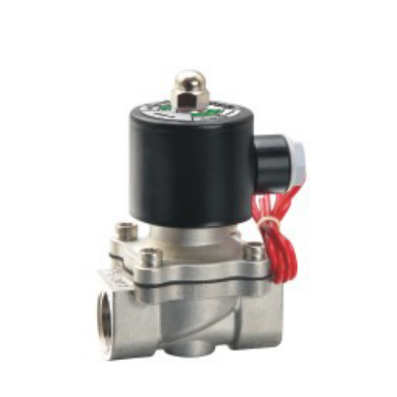 2S Siri 2 Kedudukan Injap Solenoid Keluli Tahan Karat 2 Hala